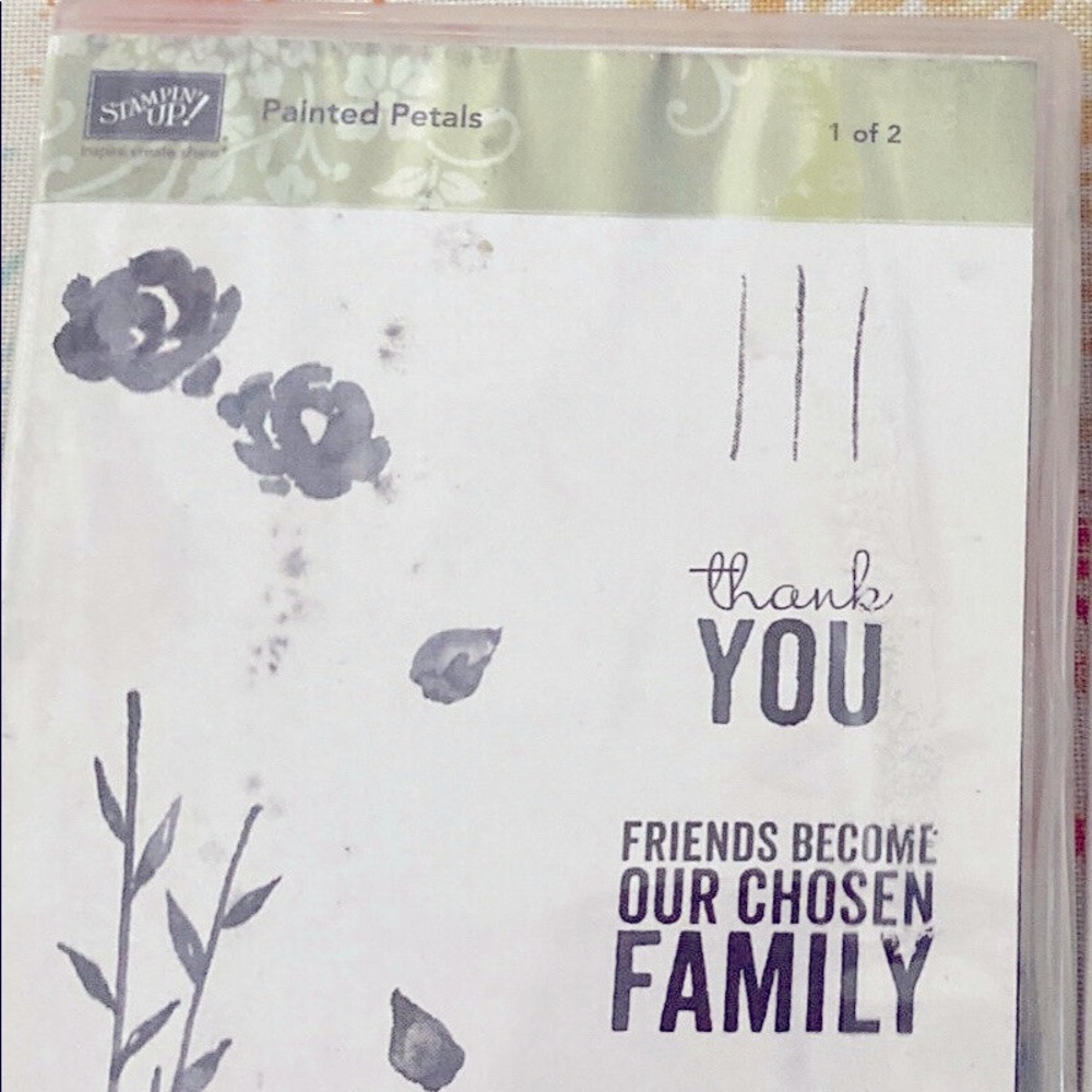 NEW Stampin Up Painted Petals